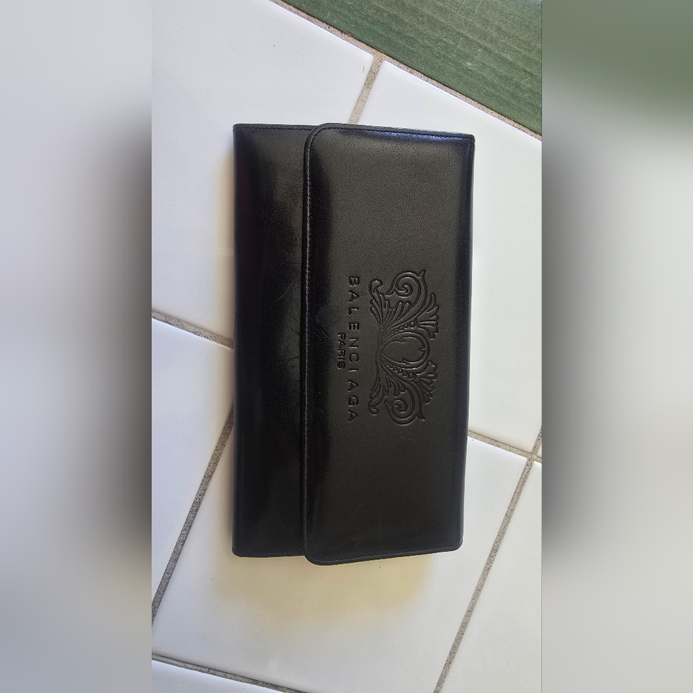 Vintage Balenciaga Black Women's Wallet - Picture 7 of 8